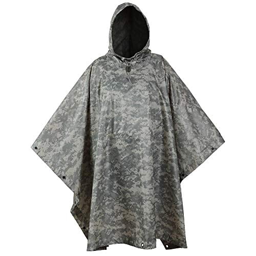 New Btp Camo Waterproof Hooded Ripstop US Army Poncho