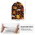 thumbnail image 2 of Hirioo Autumn Forest Small Animals Lazy for Men's Knit Cuffed Beanie for Outdoor Activities Unisex, 2 of 6