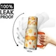 thumbnail image 2 of 40oz Fall Tumbler With Handle And Straw,Autumn,Thanksgiving,Halloween Gifts,Extra Large Stainless Steel Cup Spill-Proof With Lid,Maple Leaf Pumpkin Design,Travel Coffee Mug Water Bottle, 2 of 6