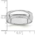 thumbnail image 2 of 925 Sterling Silver 6mm Demi-Rond Milgrain Taille 4 Bague de Mariage Classique, 2 of 6