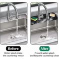 thumbnail image 3 of Kitchen sink splash guard, upgraded 60.96 cm Silicone material protects faucet handles from dripping water, easy to clean and install, 3 of 4