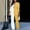 Yellow, variant on WXLWZYWL Womens Suits Blazer and Pants Casual Loose Color Blockingsuit Suit office Two-Piece Suit Pink