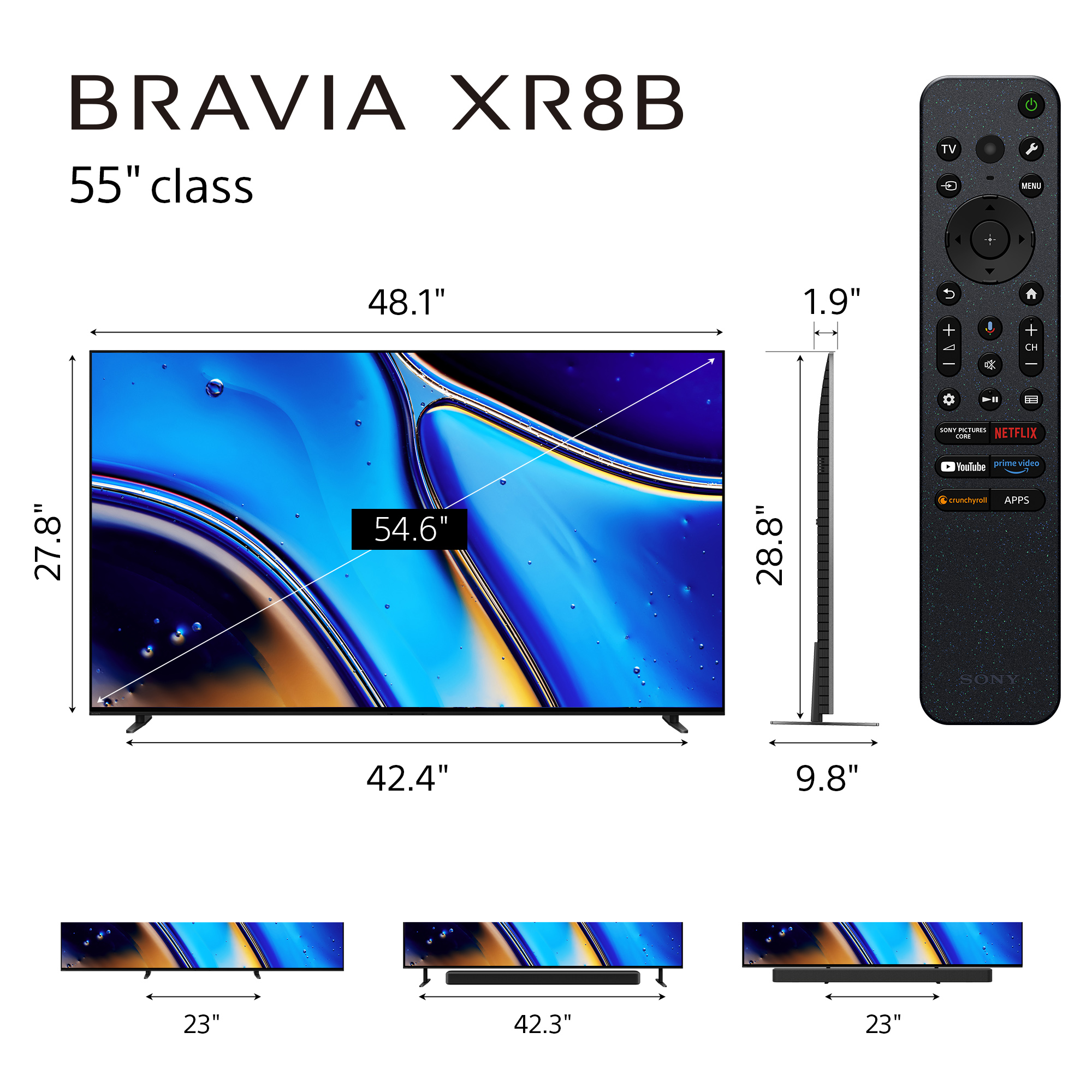 Sony Bravia XR8B 55" 4K OLED Smart TV photo 2