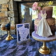thumbnail image 5 of NIUBEE 6Pack 8.5x11 Gold Picture Frame Acrylic Sign Holder, Wedding Signs Table Numbers Menu Holders, Double Sided Picture Frames Flyer Holder, Table Menu Holder Display Stand for Wedding Table, 5 of 11