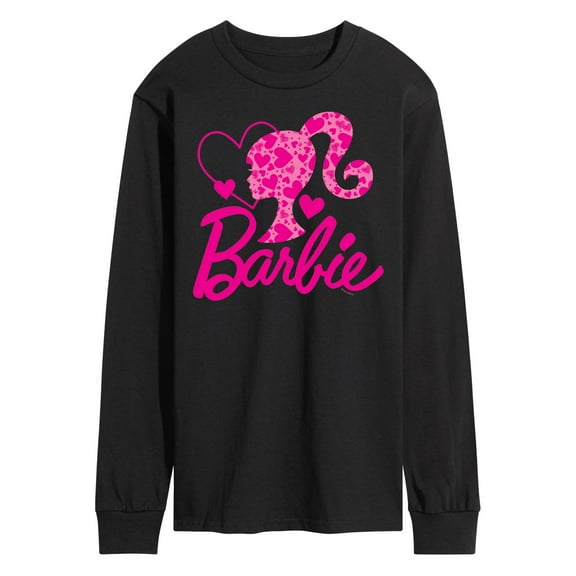 Barbie - Logo Hearts  - Men's Long Sleeve T-Shirt