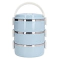 thumbnail image 3 of Boîte à Lunch Thermique Ronde, Récipient Alimentaire Isolant Portable Étanche pour l'École pour le Bureau, 3 of 8