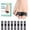 Dark Gray, variant on Welnove Broken Toe Wraps - Cushioned Bandages Hammer Toe Separators Splints, Bunion Corrector, Crooked Toes - 8 Pack Dark Gray