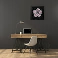 thumbnail image 4 of SD Graphics Studio 20x20 Black Modern Framed Museum Art Print Titled - Floral Sketch I, 4 of 5