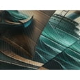 thumbnail image 4 of Ambesonne Nautical Quilted Bedspread Set 3 Pcs, Anchor with Sailing Ship, King Size, Sand Brown Dark Teal, 4 of 5