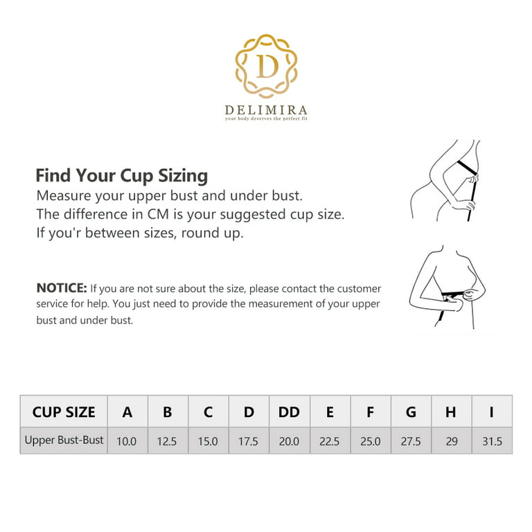 DELIMIRA Womens Full Coverage Front Closure Bras Wire Free Back Support Posture  Bra 210728 From 18,12 €
