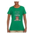 thumbnail image 2 of We Couldn't Have Picked a Better Teacher Apple Basket Pop Culture Womens Graphic T-Shirt, Kelly, Medium, 2 of 3
