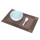 thumbnail image 5 of Mantel individual de PVC JM para mesa de comedor 4 Uds. color Café gris dorado, 5 of 8