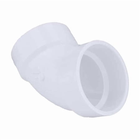 PVC 60 Degree Elbow Hub 2 in Pipe