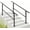 5 Steps 2pcs, variant on Senfot 2 Pack 3 Step Composite Stair Handrail, Weatherproof Metal Step Grab Rail for Residential Yard and Patio Stairs