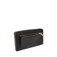thumbnail image 4 of Cartera de mano Fossil Logan de piel negra con cremallera, 4 of 5