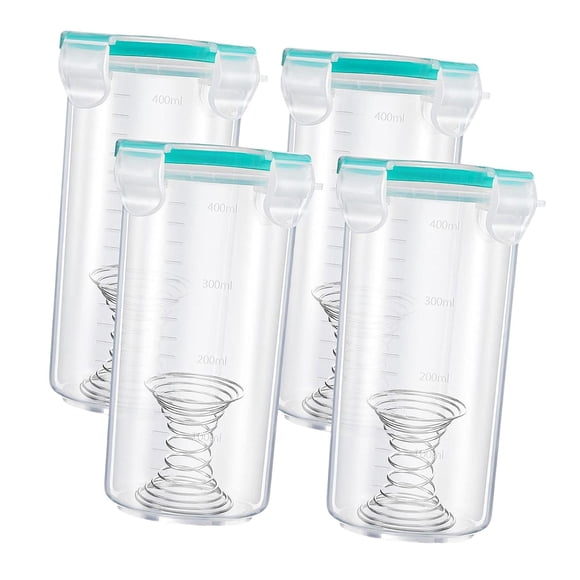Contenedor De Pintura De Retoque De 4 Piezas Botellas De Pintura Livianas Herméticas Portátiles