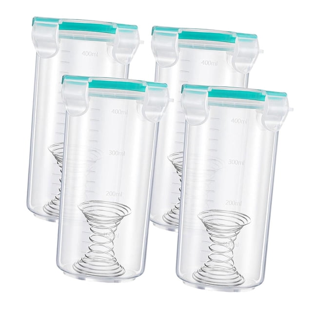 Contenedor De Pintura De Retoque De 4 Piezas Botellas De Pintura Livianas Herméticas Portátiles