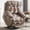 Light Brown, variant on Ebello 40.5" Wide Extra Large Microfiber Electric Heated Massage Lift Recliner Living Room Chair with Cup Holder & USB, Dark Gray