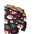 thumbnail image 5 of Meihuid Christmas Pajamas for Family Matching PJ's Sets with Letter and Printed Long Sleeve Tee and Bottom, 5 of 6