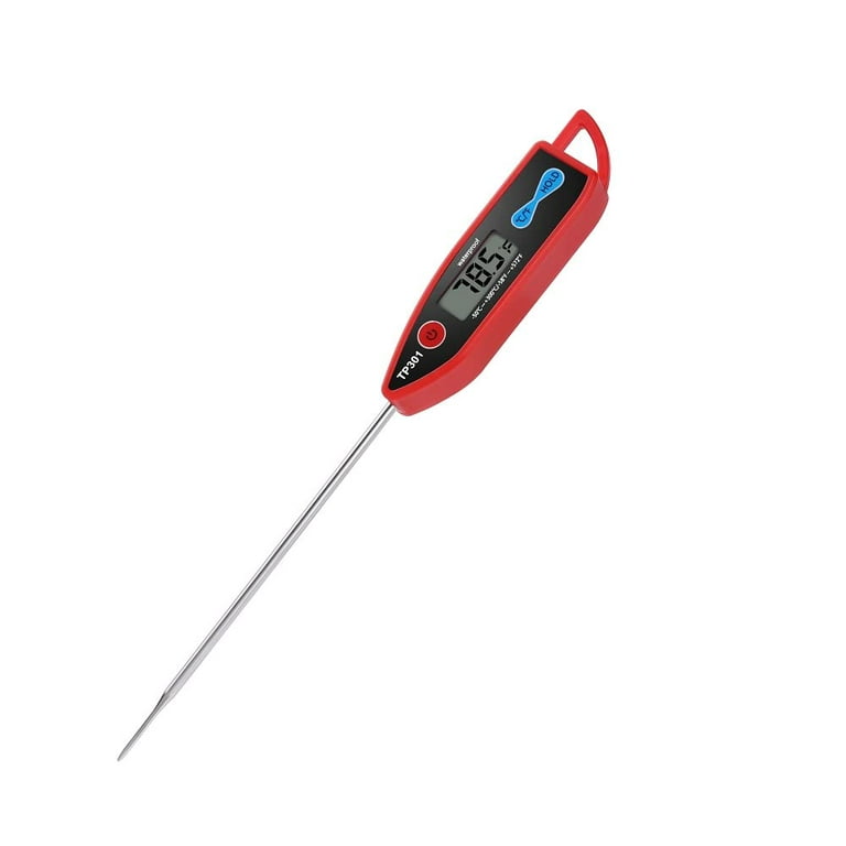 Digital Thermometer, Instant Read Thermometer with Long Probe for Food, Bread  Baking, Water and Liquid 1 pc