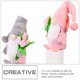 thumbnail image 3 of BESTYASH Delicate Pink Gnome Decor with Bushy Beard Suitable for Festival Decoration, 3 of 7
