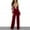Red, variant on ZAZYULZ Resort Wear for Women Women Ladies Casual Lace Off Shoulder Lace Up Jumpsuit Playsuit Wide Leg Romper(Red,L)