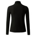 thumbnail image 6 of Fulijie Thick Thermal Shirts For Women,Plus Size Mock Neck Tops,Womens Tops,Women Thick High Neck Double Sided Brushed Bottoming Shirt Long Sleeved Tshirt German Velvet Autumn And Winter Warm Top, 6 of 7