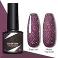 thumbnail image 4 of Glitter Nail Polish Purple Sparkle Nail Varnish 8.5ml, Shimmery Nail Polish with Easy Brush for Nail Art, Party, Dating, Everyday Wear, Long Lasting Formula, 4 of 6