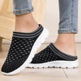 thumbnail image 3 of Rokment Athletic Walking Running Mules Backless Shoes for Women Lightweight Comfortable Orthopedic Memory Foam Clogs Handsfree Sandals Non Slip Nursing Work Half Slippers Sneakers I Size 9, 3 of 6