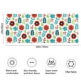 thumbnail image 3 of Pioneer Flower Floral Print Pattern Bathroom Rugs Mat, Non Slip Microfiber Bathroom Rug with Rubber Backing, Soft Mats for Bathroom Floor Tub Shower, 24"x60", 3 of 5