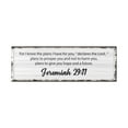 thumbnail image 3 of Jeremiah 29:11 White Bible Verse Canvas Christian Wall Art Ready to Hang Unframed, 3 of 7