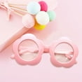 thumbnail image 3 of BELOVING Lunettes de Soleil Effet Spécial Forme de Fleur Rave Intéressante Festivals de Musique 3D UV400 Rose, 3 of 8