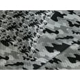 thumbnail image 4 of Ambesonne Black and Grey Quilted Bedspread Set 3 Pcs, Greyscale Gloomy, Queen Size, Charcoal Grey Grey, 4 of 5