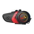 thumbnail image 1 of Yeacher Motorcycle Helmet BT5.0 Headset Wireless Riding Intercom Kit Noise Reduction Headphone Waterproof for Hands-Free, 1 of 7