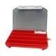 thumbnail image 1 of Caja organizadora de aparejos portátil Sunnimix con divisores extraíbles rojo, 1 of 8