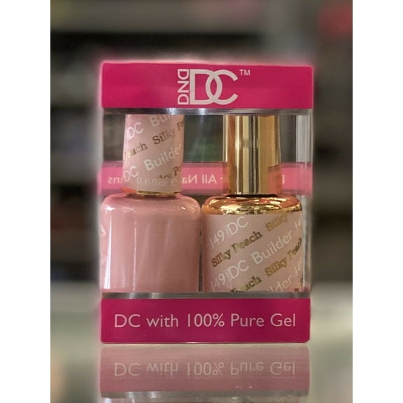 DND - DC Duo Soak off Gel & Matching nail polish, #149 - Silky Peach