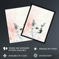 thumbnail image 2 of Artery8 Cute Chihuahua Dog Lover Watercolour Pink Pastel Living Room Extra Large XL Wall Art Poster Print, 2 of 5