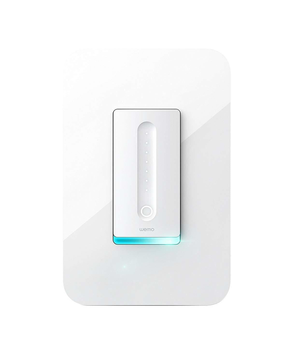 Wemo Dimmer WiFi Light Switch, Compatible with Alexa and Google
