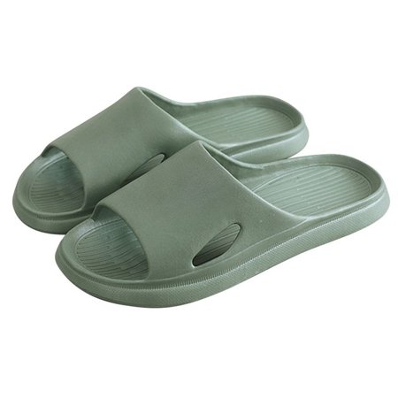 

CoCopeaunt Summer Slippers Men Women Eva Soft Bottom Indoor Home Slides Sandals Light Beach Shoes Male Slippers Flip Flops Big Size 45