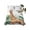 Green, variant on Tropical Giraffe Sloth Twim XL Size Flat Sheet, Wrinkleproof & Fadeproof Cooling Flat Bed Sheet Only, Watercolor Summer Palm Leaf Breathable Soft Bedding Top Sheets 66 x 102 Inches
