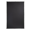 thumbnail image 3 of Emu 36 Inch Modern Wall Mirror, Beaded Black Rectangular Metal Frame, 3 of 5