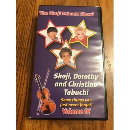 THE SHOJI TABUCHI SHOW! Volume IV OOP VHS Branson MO Violinist Dorothy