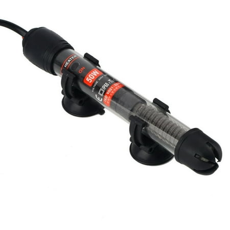 Aquariums Accessories Durable Submersible Heater Heating Rod for Aquarium Glass Fish Tank Temperature Adjustment, 200W