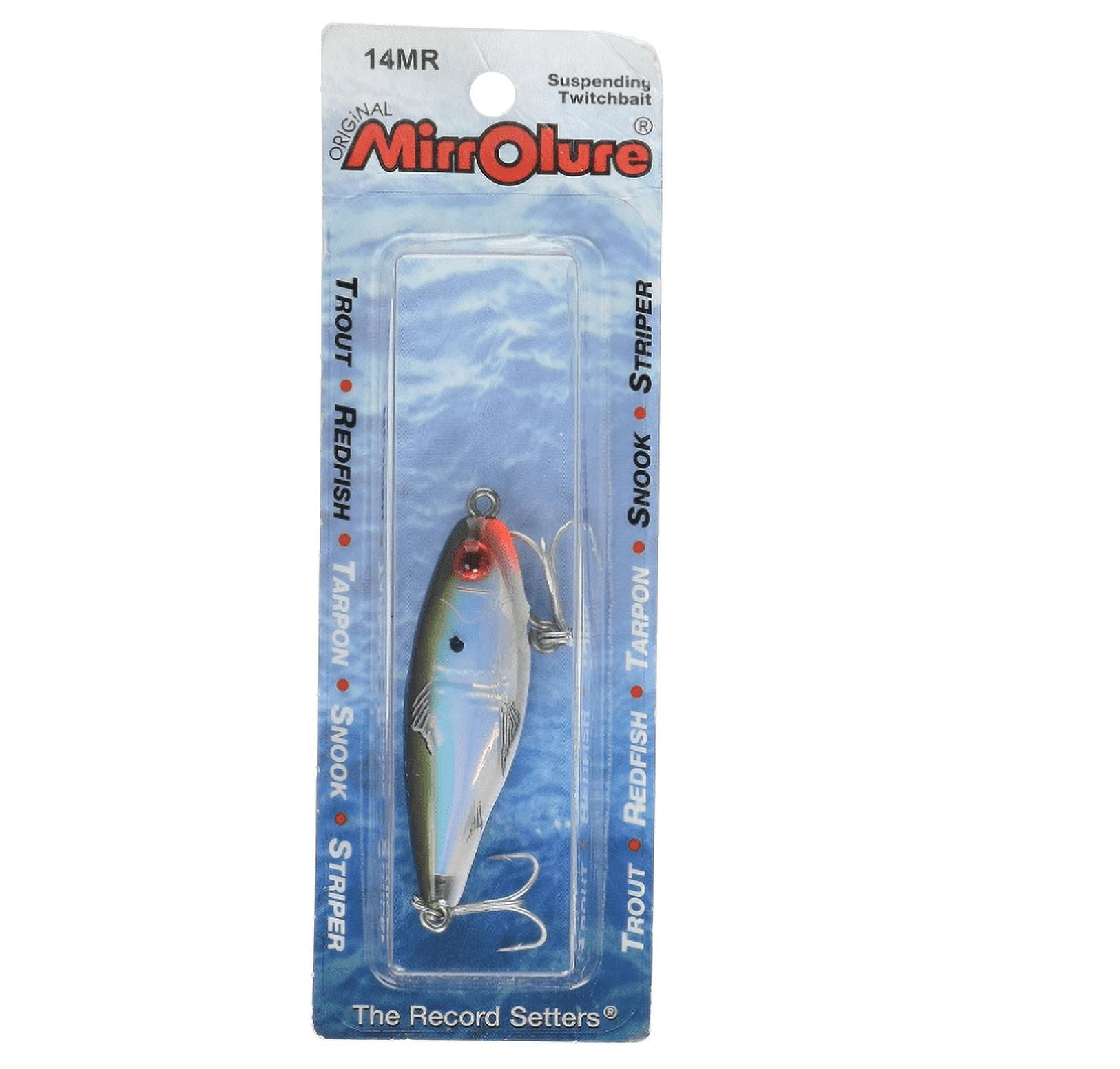(2 pack) Mirrolure 14MR-18 MirrOdine Mini Suspending Twitchbait 2 1/4" 3/16