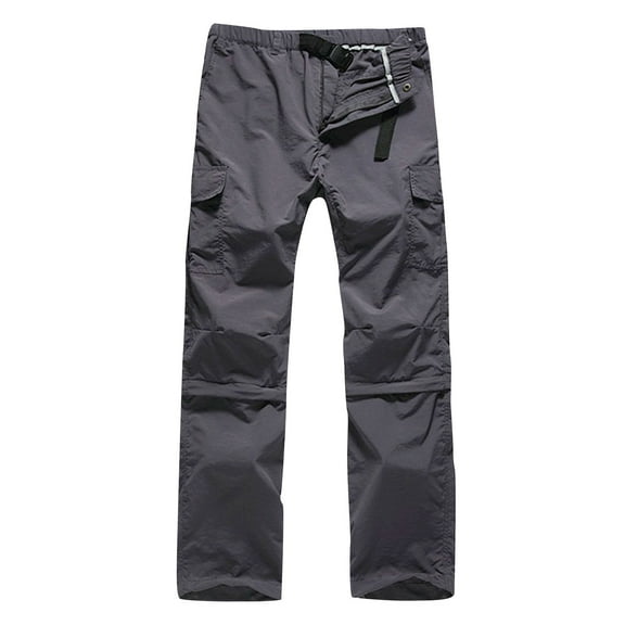 Aoochasliy Mens Jeans Clothes Relaxed Fit Men Solid Casual Button Zipper Multiple Pockets Outdoor Straight Type Fitness Pants Cargo Pants Trousers