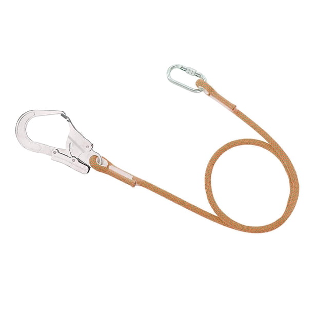 Cuerda Rapel de Seguridad para Trabajos de Construcción, Escalada para Deportista 5m-cuerda simple gancho grande