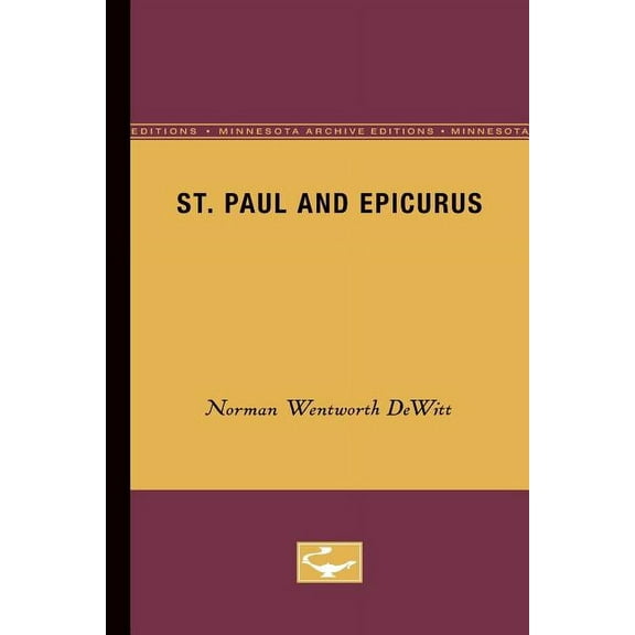 St. Paul and Epicurus, (Paperback)