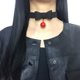 thumbnail image 4 of Bow Collar Cat Kitty Velvet Collar con Black Succuba Gift Box (Negro), 4 of 5