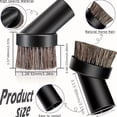 thumbnail image 3 of Universal Vacuum Attachment Kit Wet Dry Plastic Vacuum Hose Adapter 1-1/4" Vacuum Cleaners Accessories with Horse Hair Brush Extension Wand Flexible Crevice Tool Adapter for Shop Vac (7PCS), 3 of 7