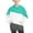 Green, variant on MeetoTime Girls Boys Oversized Hooded Sweatshirt Long Sleeve Crewneck Patchwork Kids Fall Winter Pullover Tops